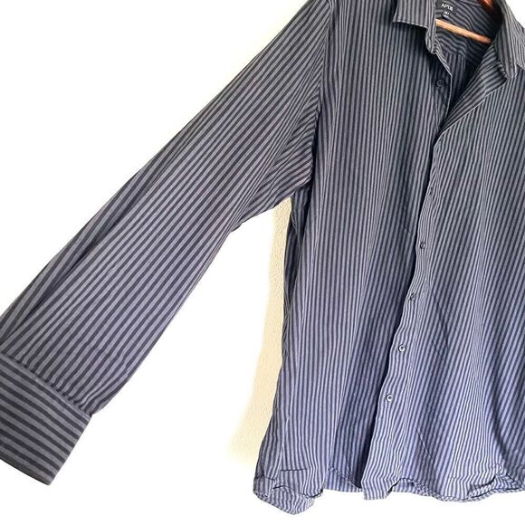 Apt 9 Men’s Striped Button Down Shirt Size 2XLT - Picture 5 of 8